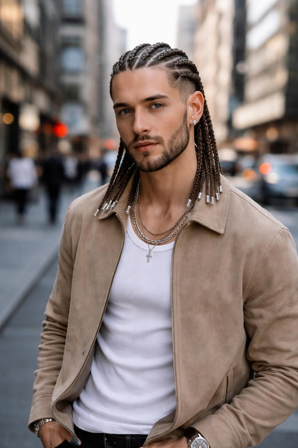 découvrez nos conseils et soins essentiels pour entretenir vos tresses d'homme blanc et arborer un style impeccable en toute occasion.