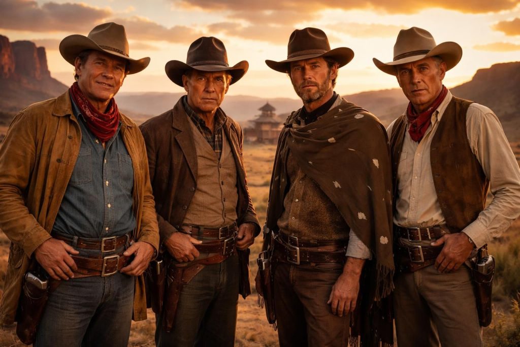 découvrez les acteurs emblématiques du western américain, véritables légendes du grand ouest, qui ont marqué l'histoire du cinéma avec leurs performances inoubliables.