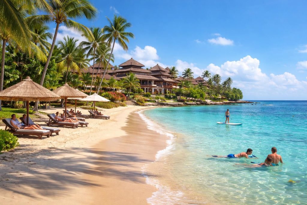 découvrez nusa dua à bali, une destination paradisiaque avec ses plages de sable blanc, ses hôtels luxueux et une multitude d'activités pour tous les goûts.