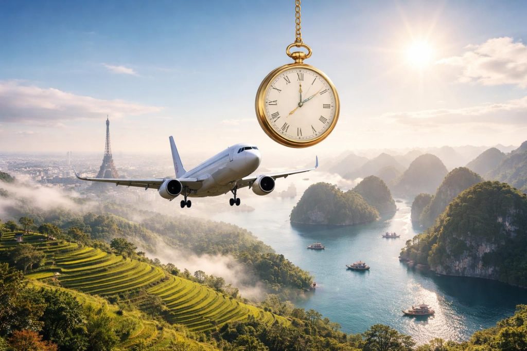 découvrez la durée du vol entre paris et le vietnam, les horaires, et toutes les informations pratiques pour préparer votre voyage entre ces deux destinations.